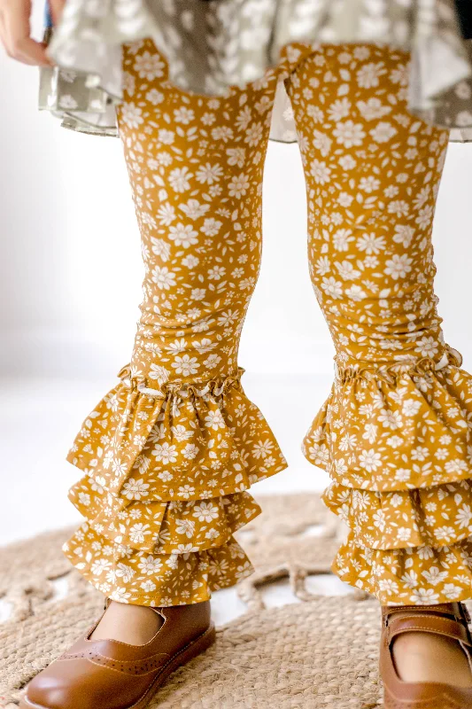 Golden Petal Leggings