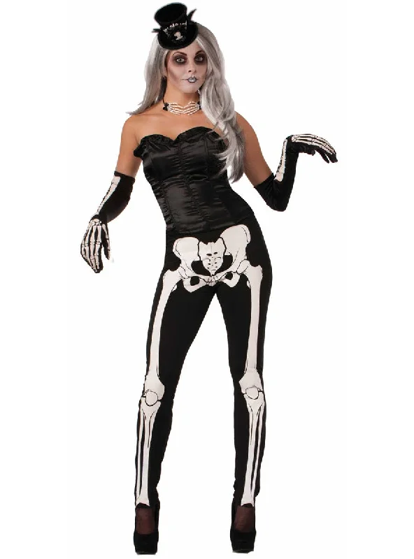 Skeleton Print Halloween Costume Leggings