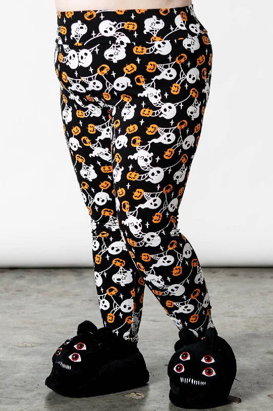 Haunted Pumpkin Lounge Leggings [PLUS]